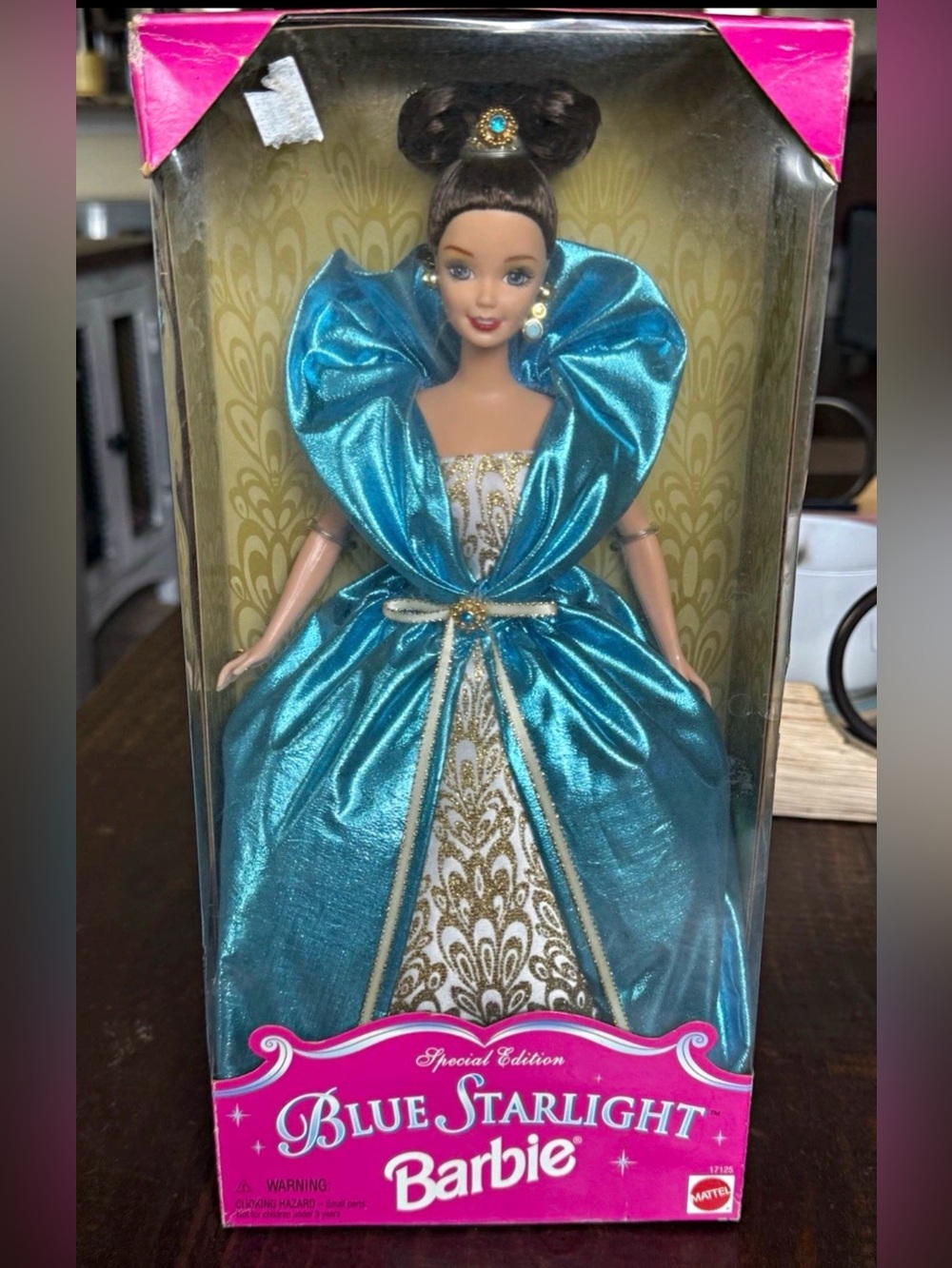 Vintage 1996 Mattel Blue Starlight Barbie Special Edition doll, model #17125